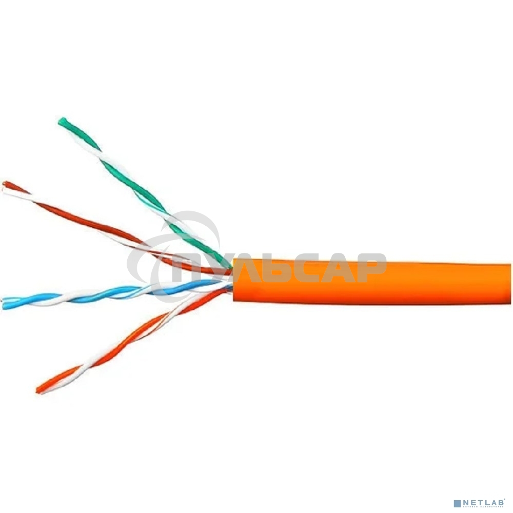 Кабель Cablexpert Россия UPC-5051E-LSZH-4-CU indoor, UTP-LSZH 4x2x0.51, медный, кат.5e, однож., 305м, box, оранжевый