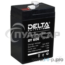 Батарея Delta DT 606 (6V, 6Ah)