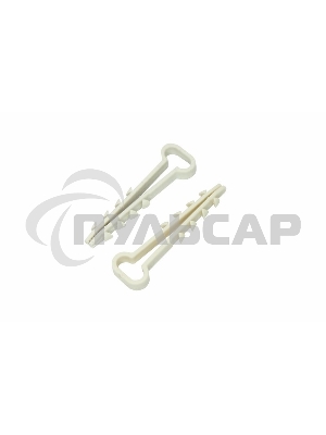 Дюбель-хомут нейлоновый прямоугольный PROconnect 5-10 мм, белый, упаковка 100 шт.