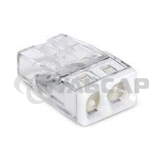 Клемма с пастой 2-пров. 0.5-2.5мм2 однож. белый (уп/100шт) 2273-242 WAGO