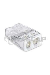 Клемма с пастой 2-пров. 0.5-2.5мм2 однож. белый (уп/100шт) 2273-242 WAGO