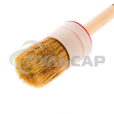 Кисть круглая №12 (45 мм), натуральная щетина, деревянная ручка MTX 82082