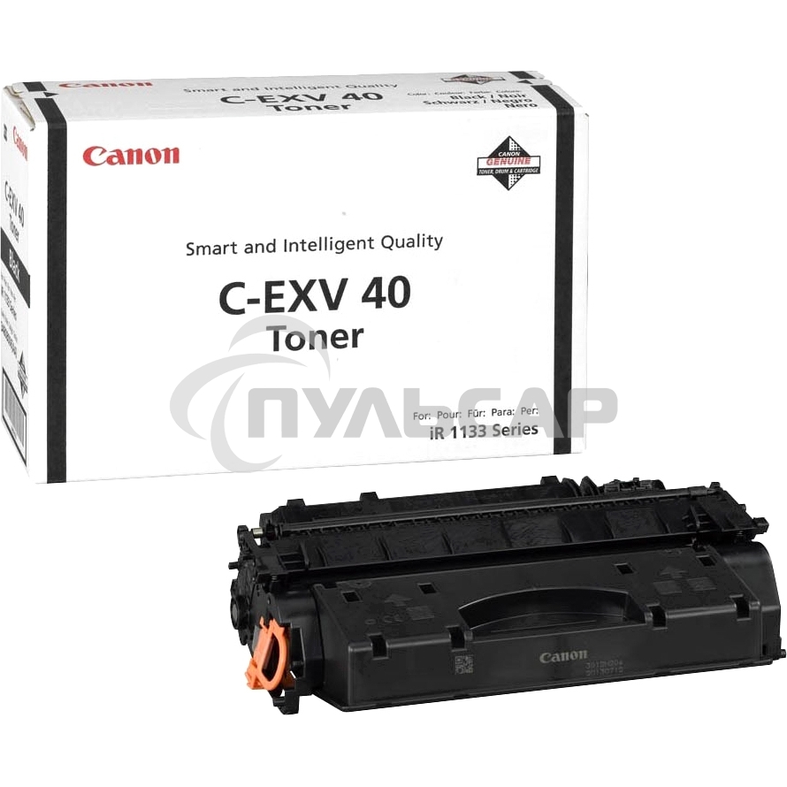 Картридж лазерный Canon C-EXV40 TONER BK EURC-EXV40 3480B006 черный (6000стр.) для Canon iR1133/1133A/1133iF