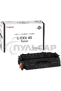 Картридж лазерный Canon C-EXV40 TONER BK EURC-EXV40 3480B006 черный (6000стр.) для Canon iR1133/1133A/1133iF
