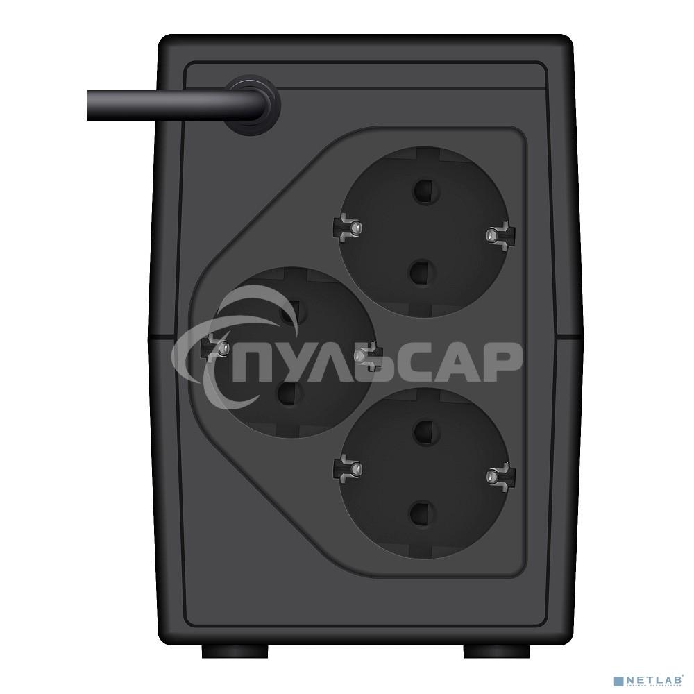 Источник бесперебойного питания Ippon Back Basic 1050S Euro 600Вт 1050ВА черный