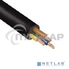 Провод соединительный ПВС 3x0,75 мм², белый, длина 5 метров, ГОСТ 7399-97 Rexant