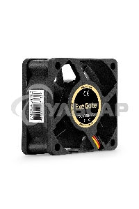 Вентилятор для корпуса ExeGate EX06025B3P-5 черный, 60 мм, 4000 об/мин, 28.9 дБ, 3 pin