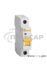 Выключатель автоматический модульный 1п C 4А 4.5кА ВА47-29 ИЭК MVA20-1-004-C