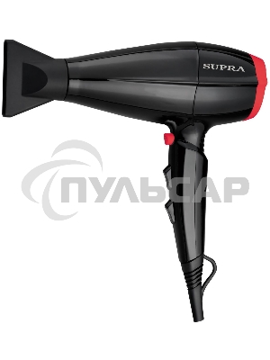 Фен SUPRA PHS-2017M черный/красный