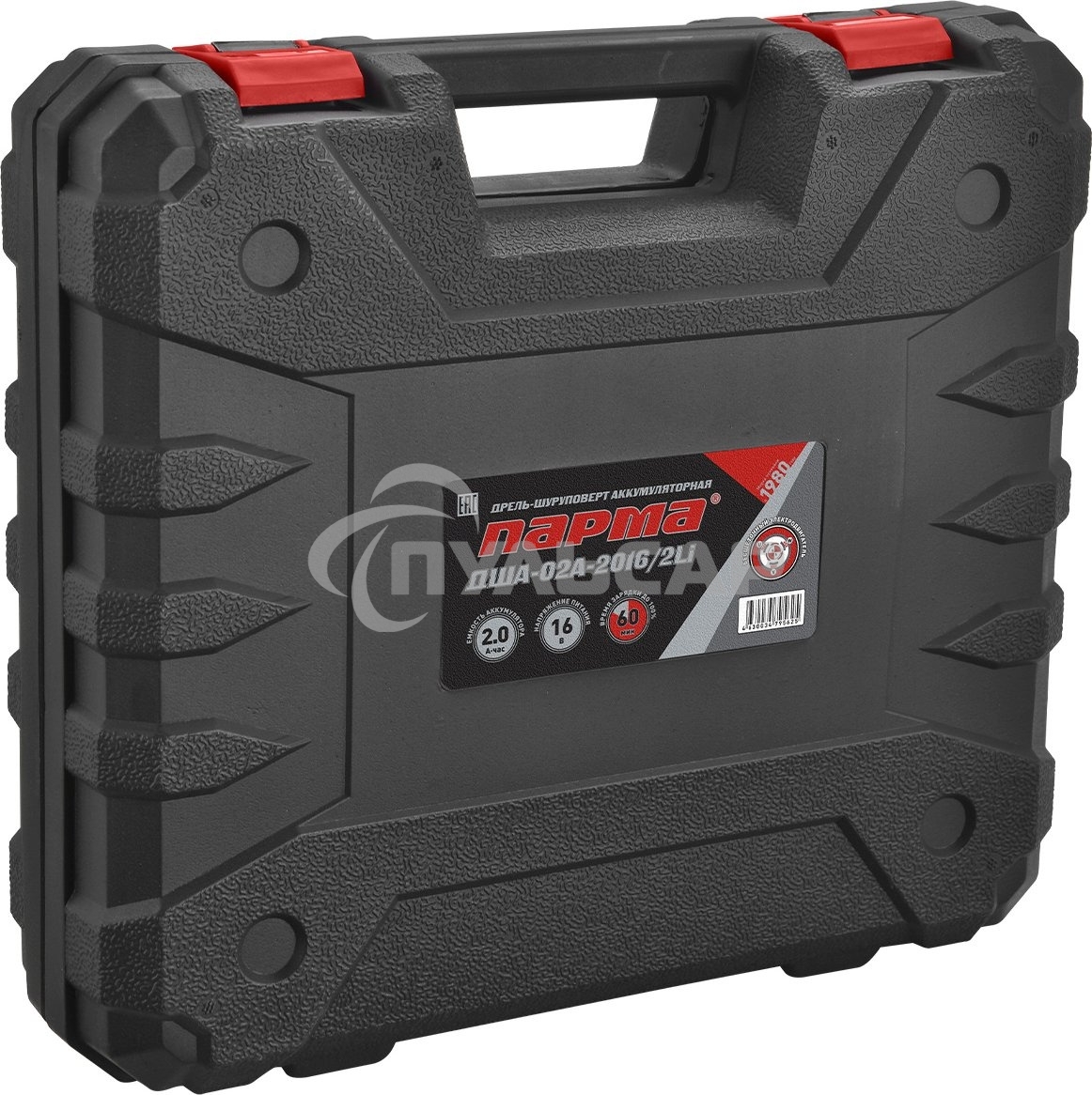 Дрель-шуруповерт Парма акк. ДША-02А-2016/2Li 02.021.00010