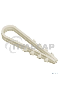 Дюбель-хомут ДХ 19-25 нейлон белый (уп.100шт) Fortisflex 57551