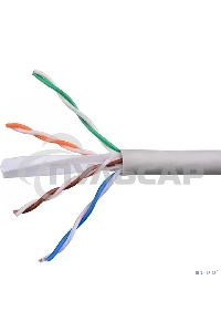 Кабель Cablexpert Россия UPC-6055-4-CU, UTP indoor 4x2x0.55, медный, кат.6, однож., 305м, coil, серый