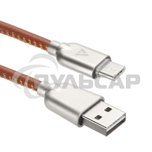 Кабель USB ACD-Allure Type-C ~ USB-A Кожа, 1м, коричневый (ACD-U926-C2N)