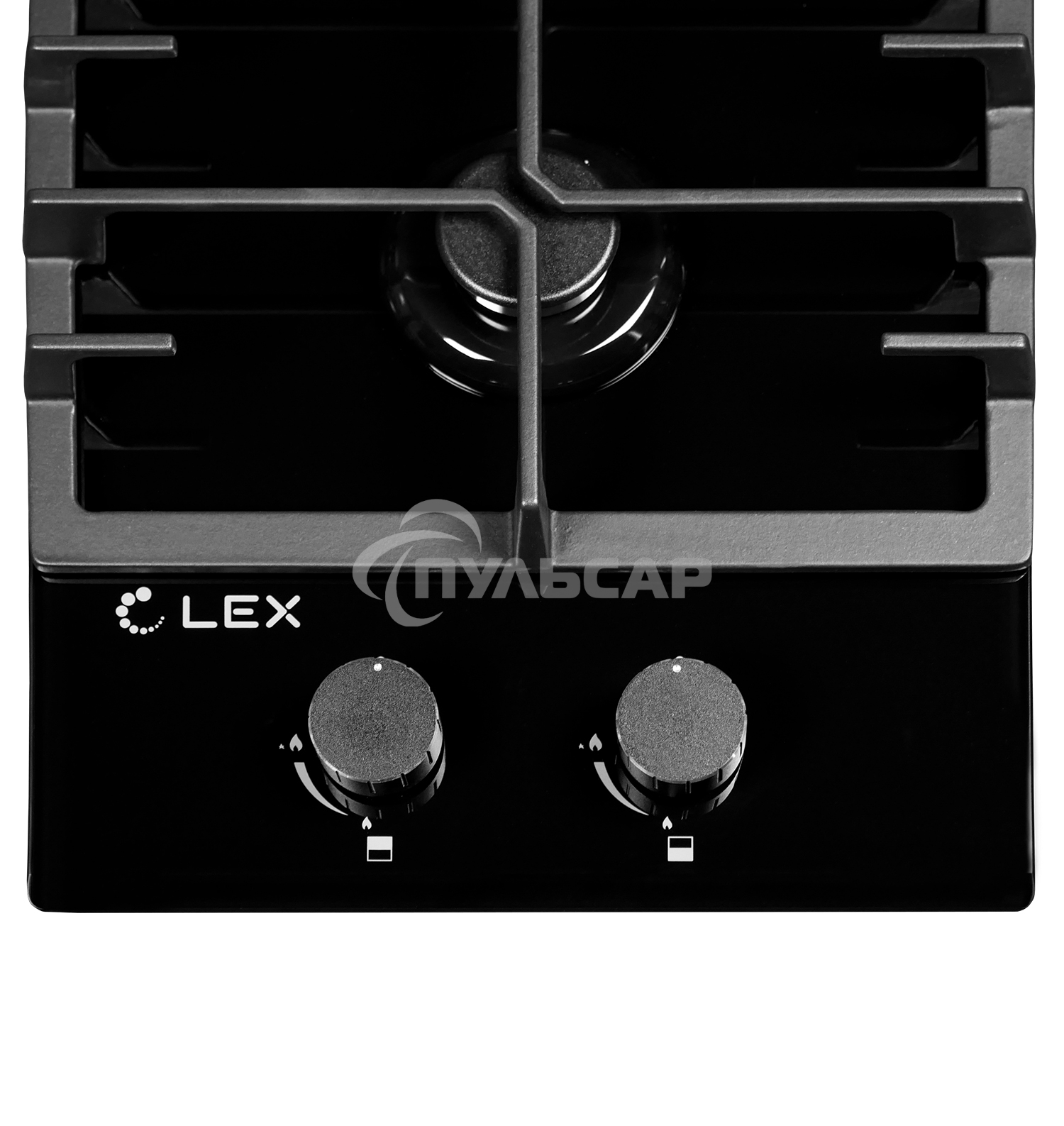 Газовая варочная панель LEX GVG 321 BL2 конфорки газ-контроль электроподжиг