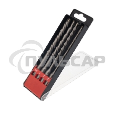 Набор буров по бетону 5-6-8-10х160 мм, 4 шт., в пластиковой коробке SDS PLUS Kranz 