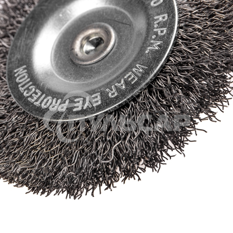 Щетка дисковая для дрели KRANZ витая стальная проволока 75 мм KRANZ