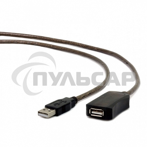 Кабель-удлинитель USB2.0 активный Cablexpert UAE-01-15M, AM/AF, 15м