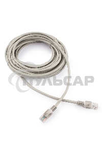 Патч-корд UTP Cablexpert кат.5e, 7.5м, литой, многожильный (серый)