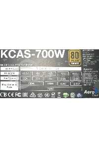Блок питания Aerocool / Formula AC KCAS PLUS 700, 700Вт, 80 PLUS Bronze, 120мм черный (аналог Aerocool KCAS PLUS 700W)