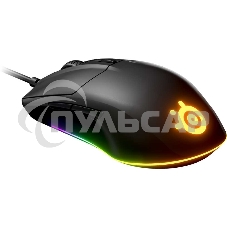 Мышь проводная SteelSeries Rival 3 черный, 8500 dpi, USB, кнопки - 6