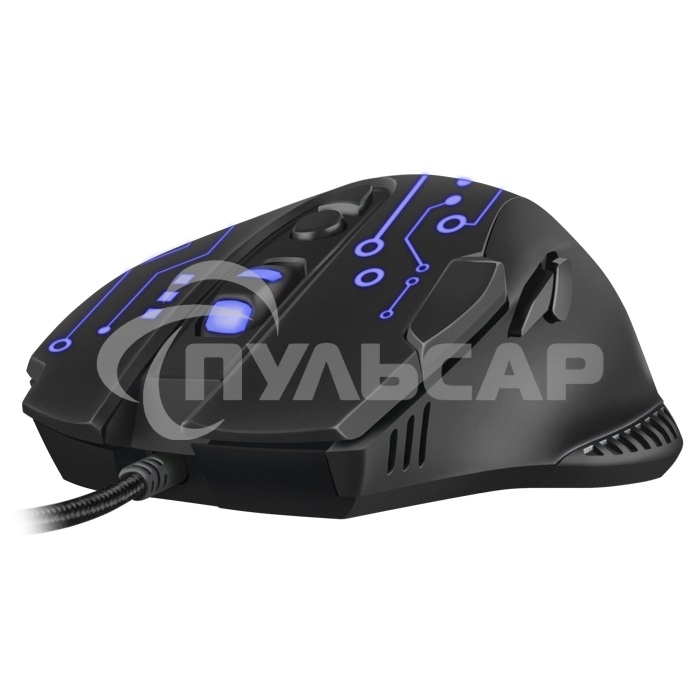 Мышь проводная SVEN RX-G715 черный, 3200 dpi, USB, кнопки - 8