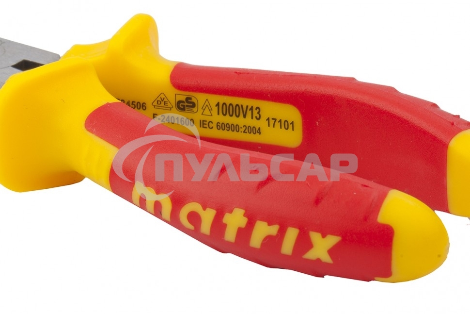 Длинногубцы Matrix прямые Insulated, 160мм, двухкомпонентные рукоятки PROFESSIONAL