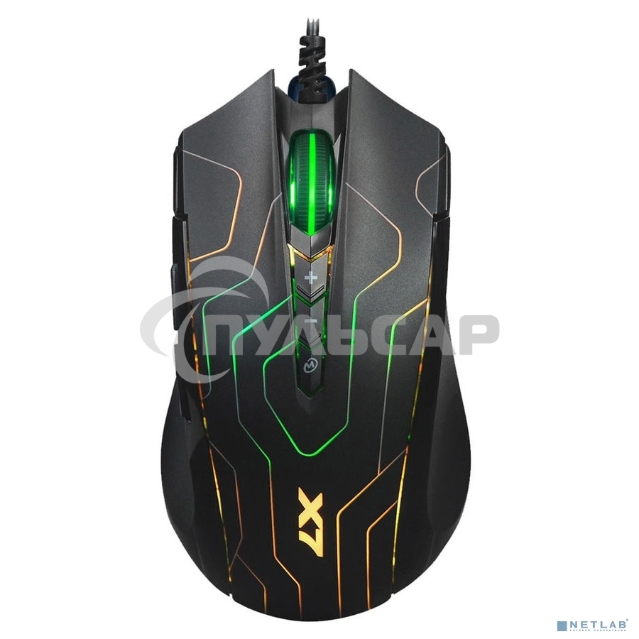 Мышь проводная A4Tech X89 Maze черный, 2400 dpi, USB, кнопки - 8