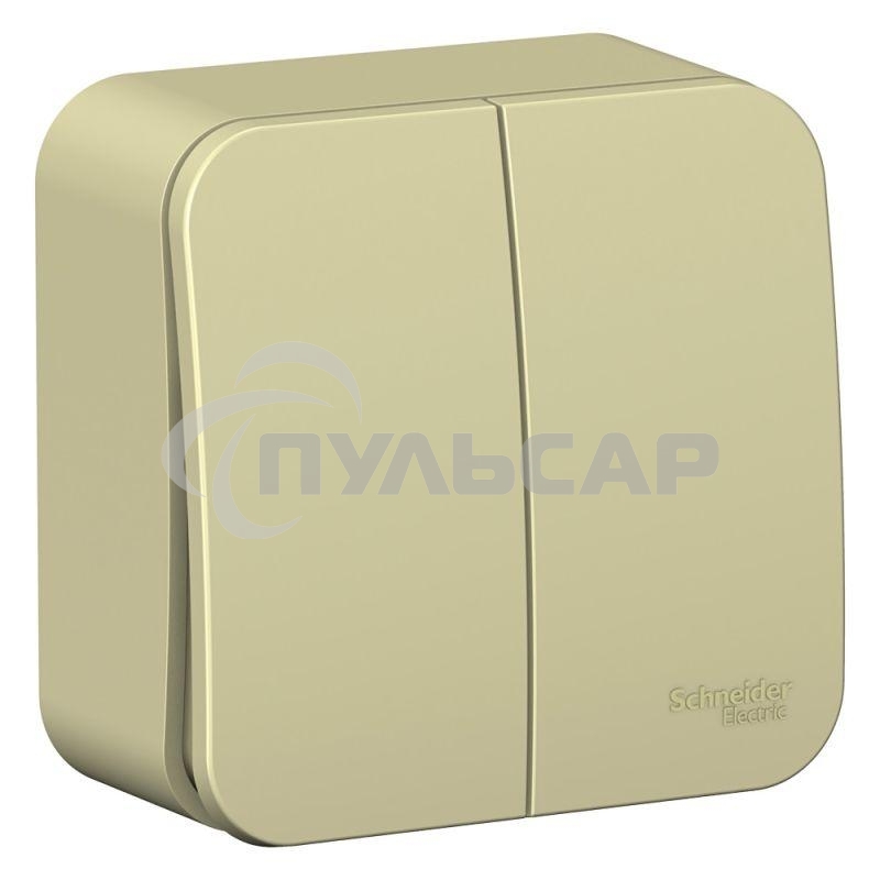 Выключатель 2-кл. ОП BLANCA (сх.5) 10А 250В изол. пласт. беж. SchE BLNVA105017