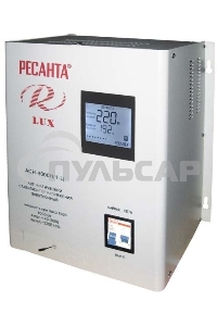 Стабилизатор напряжения Ресанта АСН-8 000 Н/1-Ц 63/6/17 Стабилизатор Lux 220В±8%, Габ. 305х190х360, Вес 15кг