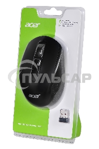 Мышь беспроводная Acer OMR060 черный, 1600 dpi, радиоканал, USB, кнопки - 6