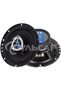 Колонки автомобильные Kicx GX-165 140Вт 92дБ 4Ом 16.5см (6 1/2дюйм) (ком.:2кол.) коаксиальные трехполосные