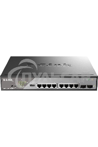 Сетевой коммутатор Smart L2 Surveillance Switch 8х1000Base-T PoE 802.3bt 90W, 2x1000Base-X SFP, PoE Budget 242W, Long-range PoE up to 250m