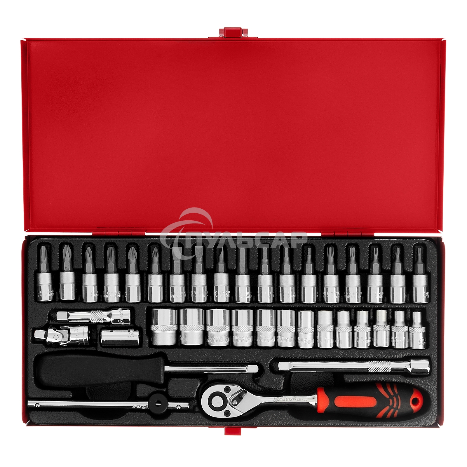 Набор слесарно-монтажный Matrix с квадратом 1/4