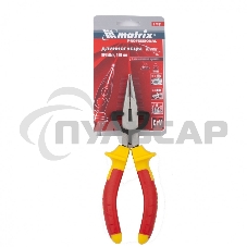 Длинногубцы Matrix прямые Insulated, 160мм, двухкомпонентные рукоятки PROFESSIONAL