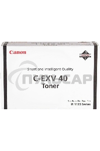 Картридж лазерный Canon C-EXV40 TONER BK EURC-EXV40 3480B006 черный (6000стр.) для Canon iR1133/1133A/1133iF