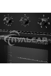 Встраиваемый духовой шкаф Monsher MOE 4563 Noir, электрический, High-Tech, объем 50 л, конвекция, гриль, 3 стекла в дверце, съемные стекла, съемная дверца, телескопические направляющие, черный