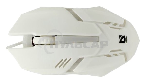 Мышь проводная Defender Cyber MB-560L белый, 1200 dpi, USB, кнопки - 3