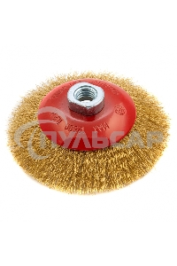 Кордщетка Matrix для ушм 125 мм м14 ''тарелка'' витая проволока