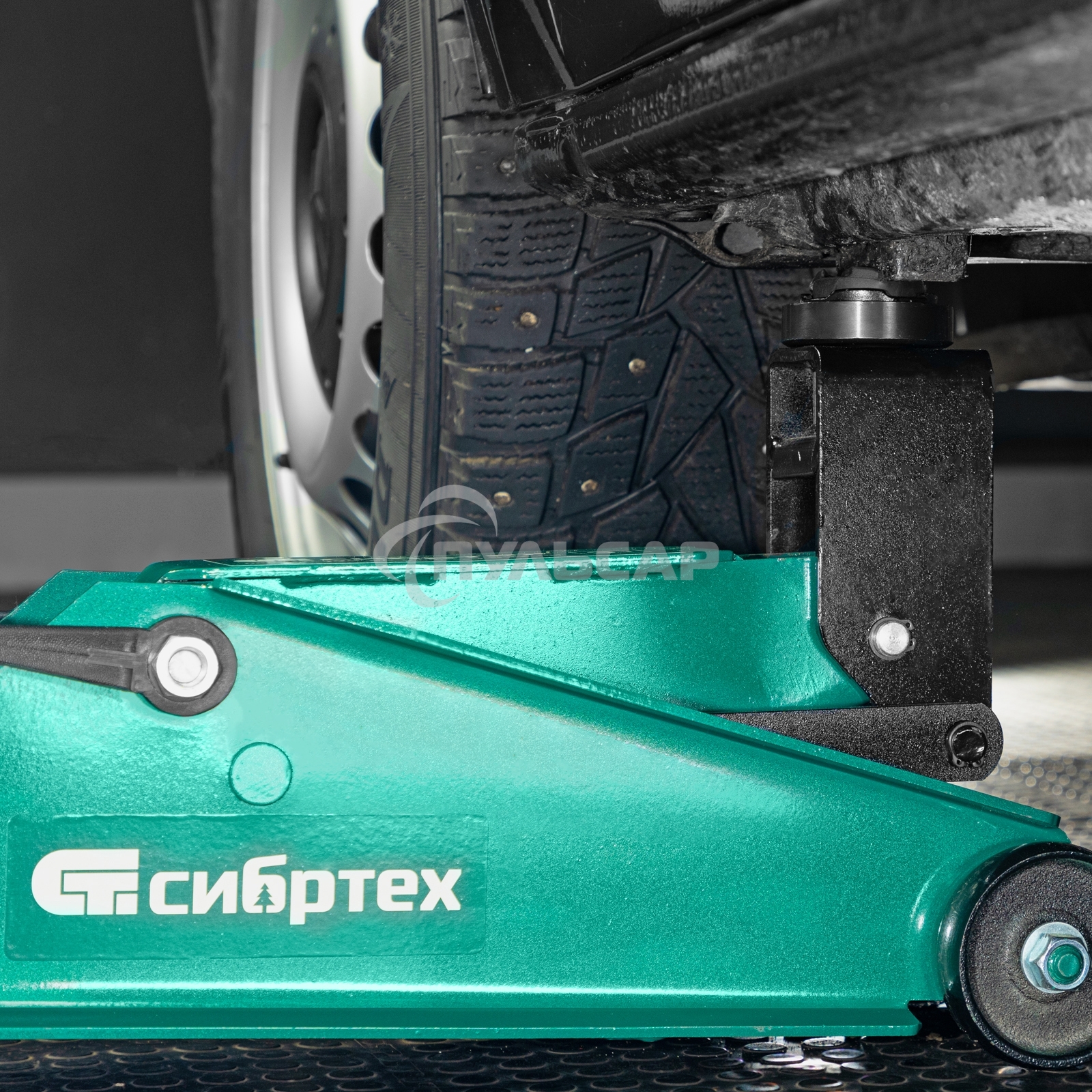 Домкрат гидравлический подкатной Сибртех 3 т, 192-532 мм, SUV
