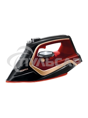Утюг Centek CT-2313 RED 2600Вт керамическая подошва, 350мл, паровой удар, самоочистка, капля-стоп