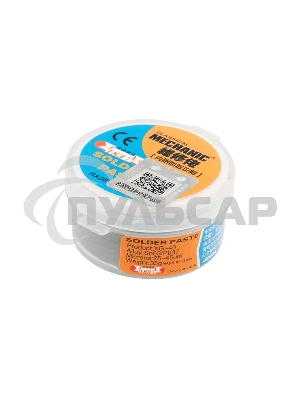 Припой-паста (паяльная паста), 35 гр, (Sn63, Pb37), банка