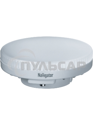 Лампа светодиодная Navigator LED 6Вт GX53 230В 4000К NLL-GX53-6-230-4K таблетка (плоский цилиндр)