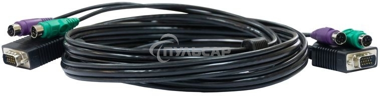 Кабель D-Link DKVM-CB/A4A 1.8м черный