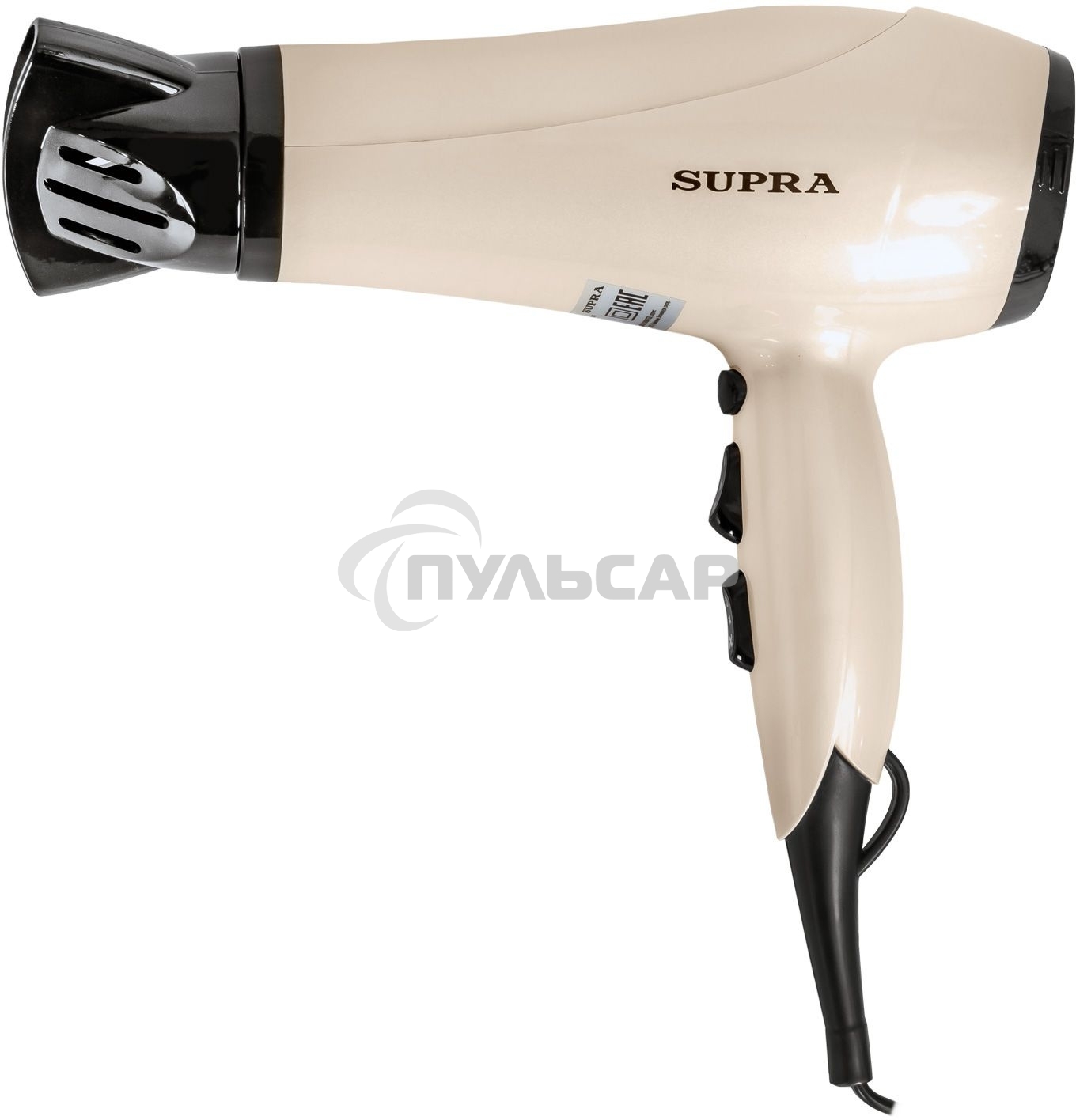 Фен SUPRA PHS-2205L (Мощность 2200 Вт. 2 скорости воздушного потока. 3 режима нагрева. Функция 