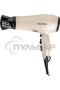 Фен SUPRA PHS-2205L (Мощность 2200 Вт. 2 скорости воздушного потока. 3 режима нагрева. Функция 