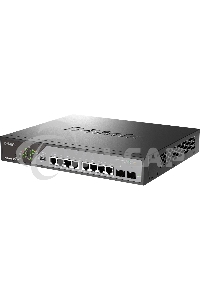 Сетевой коммутатор Smart L2 Surveillance Switch 8х1000Base-T PoE 802.3bt 90W, 2x1000Base-X SFP, PoE Budget 242W, Long-range PoE up to 250m
