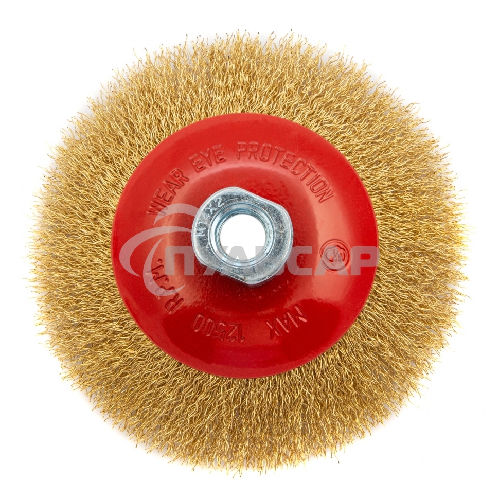 Кордщетка Matrix для ушм 125 мм м14 ''тарелка'' витая проволока