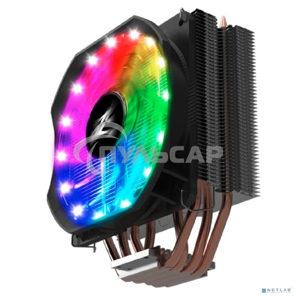 Кулер для процессора Zalman CNPS9X OPTIMA RGb серебристый/черный, 120 мм, алюминий/медь, 1500 об/мин, 26 дБ, 4 pin, 180 Вт, 156 мм