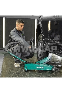 Домкрат гидравлический подкатной Сибртех 3 т, 192-532 мм, SUV