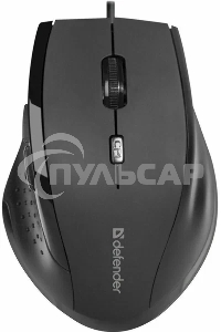 Мышь проводная Defender Accura MM-362 черный, 1600 dpi, USB, кнопки - 6